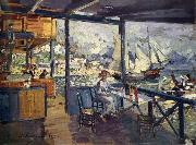 Konstantin Korovin Pier Spain oil painting artist